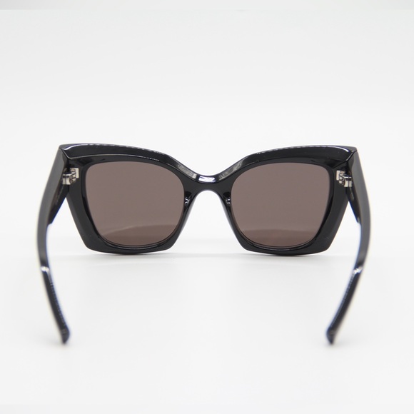 NEW SL552 001 SAINT LAURENT SL 552 001 WOMEN CAT EYE FRAME SUNGLASSES - Picture 8 of 13